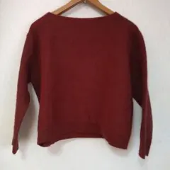アーバンリサーチドアーズ ワインレッドニットセーター