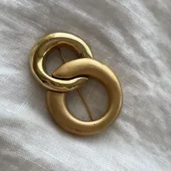 モネ　ブローチ　ゴールドのサムネイル