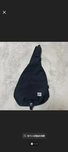GAP ワンショルダーバッグ ボディバッグ ブラック