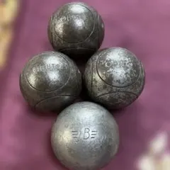フランスアンティーク木球 フランスアンティークペタンクボール 19世紀
