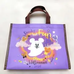 ディズニー　ハロウィーン　2026　アーモンドチョコレートバー　トートバッグ
