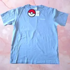 ポケモン Tシャツ メンズLLサイズ　ブルーグレー