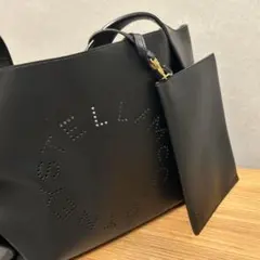 STELLA McCARTNEY ブラックトートバッグ