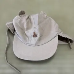 GAP ベビー帽子 48cm クマ耳付き