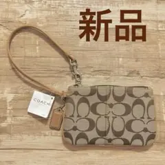 ⭕️週末限定価格⭕️ 【新品未使用】 COACH　コーチ　ポーチ　リストレット