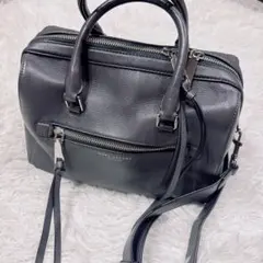 マークジェイコブス 2way ショルダー ハンド バッグ グレー