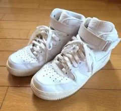 NIKE AIR FORCE 1 MID ホワイト スニーカー 27.0cm
