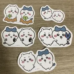 ちいかわ　ハチワレ　ステッカー５枚セット