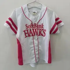 NV562 SoftBank Hawks ユニフォーム ホワイト/ピンク S