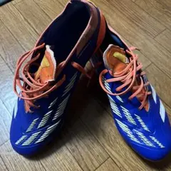た*ピ様 adidas Predator サッカーシューズ オレンジ/ブルー アディダス☆オレンジx青 27.5cm☆プレデターサッカースパイク