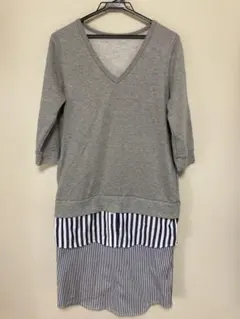 アンティカ　美品　ドッキングワンピース