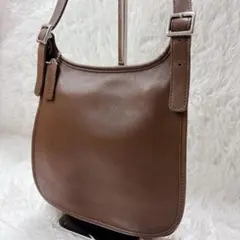 COACH オールドコーチ ショルダー トートバッグ ブラウン　9135
