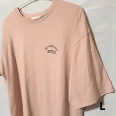 BE AWFULLY GLAD 半袖Tシャツ ピンク