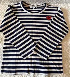 PLAY COMME des GARÇONS グレー長袖カットソー XL - メルカリ