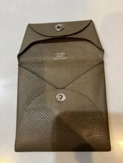 HERMES エルメス バスティア エトゥープ Y刻印 コインケース 箱付き 