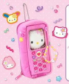 サンリオキャラクターズ えらんでガラケーポーチ＆マスコット（ハローキティ）♡