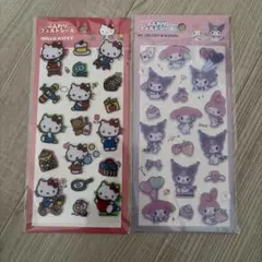 ふんわりフェルトシールセット キティ クロミ マイメロディ