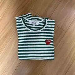 PLAY COMME DES GARÇONS ストライプ 長袖Tシャツ M