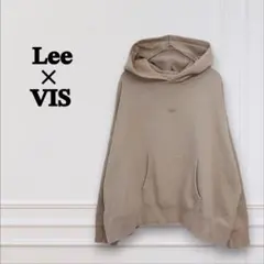 【Lee×VIS】コラボ パーカー ベージュ スウェット ユニセックス ゆったり