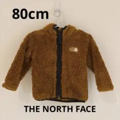 【ノースフェイス】　80cm フリースジャケット ブラウン