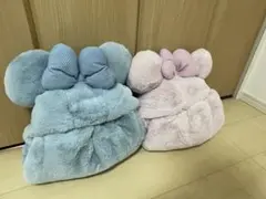 最終価格　ディズニー ミニーマウスフード付きブランケット