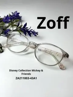 Zoff×Disney ZA211003-43A1 グレー 眼鏡