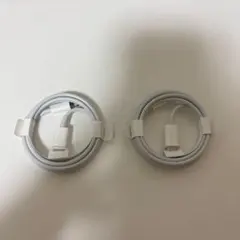 【新品未使用】純正Lightning→Type Cケーブル 2つ