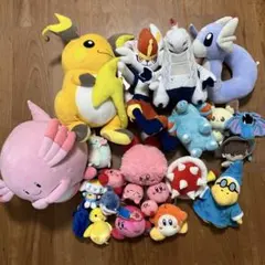 ポケモン　マリオ　カービィ　ぬいぐるみ　まとめ売り