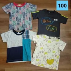 半袖Tシャツ　4枚セット　100のサムネイル