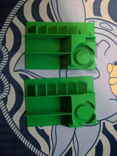 【抹茶様専用】ダメカンケース　仕切り　ポケカ　緑ver2　2個セット