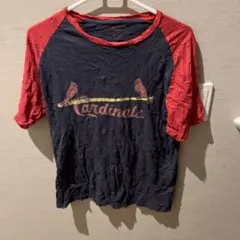 Cardinals ラグランTシャツ ネイビー×レッド M
