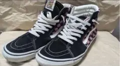 VANS SK8-HI チェッカーフラッグ ピンク 古着