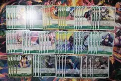 ワンピースカード　受け継がれる意志　緑R以下4コン②
