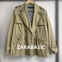 ZARA BASICショートトレンチコート