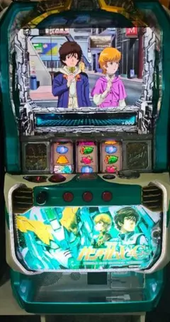 パチスロ機実機SガンダムユニコーンsFコイン不要機ボリューム調整付