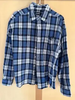 XLARGE ネルシャツ （ブルー）