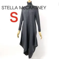 H4631-146◾️ステラ マッカートニー　タートルアシンメトリーワンピース