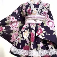 723④浴衣ドレス 地雷系 量産型 姫ギャル ロリータ 大人 - メルカリ