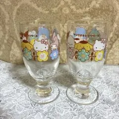 サンリオ　キャラクターズ　グラス2個セット