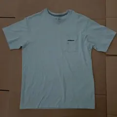 パタゴニアpatagoniaボックスロゴ ポケットTシャツM/usSライトカーキ