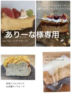 ありーな様専用　おやつ便　シフォンケーキサンド　チーズケーキ　テリーヌ