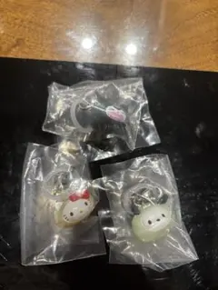 ハローキティ・ポチャッコ・クロミ なりきりまん めじるしアクセサリー 3個セット