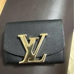 Louis Vuitton 二つ折り財布 黒