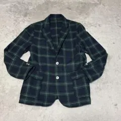 beams+ビームスプラス タータンチェックブレザージャケット Sサイズのサムネイル