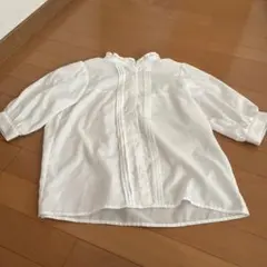 earth music & ecology ホワイト長袖シャツ