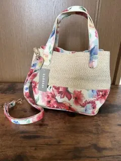 新品未使用　夏用　麻バッグのサムネイル