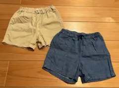 ユニクロ　ショートパンツ　90cm2点まとめ売り