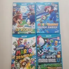 マリオシリーズ4本セット　Wii U　ソフト