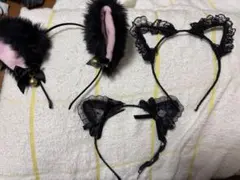 SHEIN ネコ耳カチューシャ 3点セット