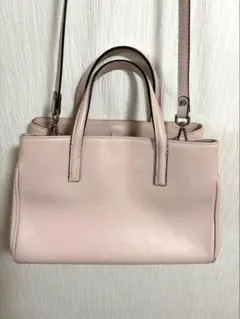 ジャンニキャリーニ　ピンクベージュ　ショルダーバッグ